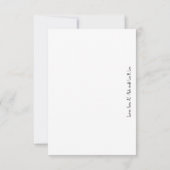 Ocotillo Sunrise Mitteilungskarte (Rückseite)