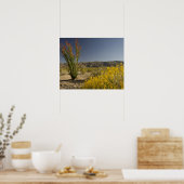 Ocotillo und Wüste Senna Poster (Küche)