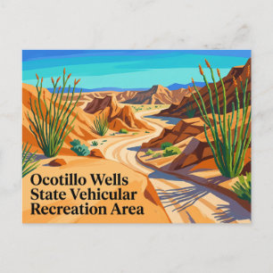 Ocotillo Wells State Vehicular Recreation Area Postkarte