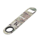 OCP Camouflage personalisiert Bottle Opener Army U Speed Flaschenöffner (Vorderseite Schrägansicht)