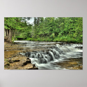 Ocqueoc Falls, Michigan Poster