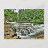 Ocqueoc Falls, Michigan Postkarte (Vorderseite)