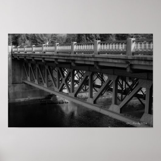 Ocqueoc River Bridge Poster (Vorne)