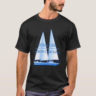 Ocracoke Coastal Nautical Sailing T-Shirt
