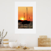 Ocracoke Harbour Sunset Poster (Küche)