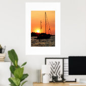 Ocracoke Harbour Sunset Poster (Heimbüro)