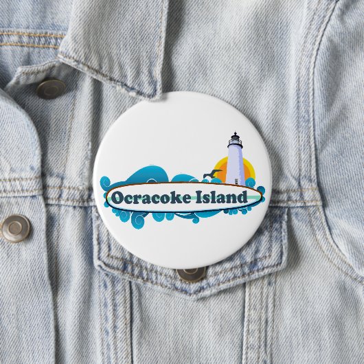 Ocracoke Insel Button (Beispiel)