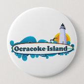 Ocracoke Insel Button (Vorderseite)