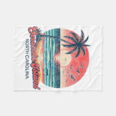 Ocracoke-Insel Fleecedecke (Vorderseite (Horizontal))