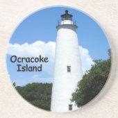 Ocracoke Insel-Leuchtturm Untersetzer (Vorne)