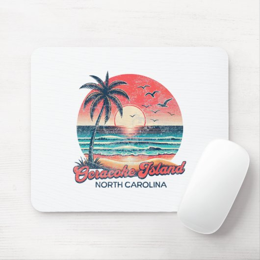 Ocracoke-Insel Mousepad (Mit Mouse)