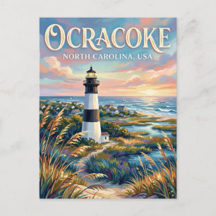 Ocracoke-Insel, North Carolina USA Postkarte
