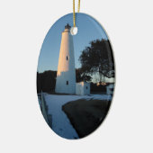 Ocracoke Insel-Weihnachten Keramikornament (Links)