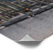 Ocracoke Island Harbour Poster (Ecke)