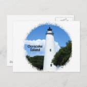 Ocracoke Island Light Postkarte (Vorne/Hinten)