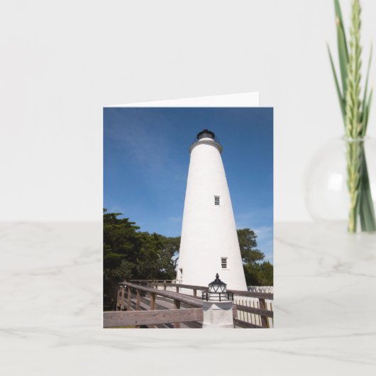 Ocracoke Island Lighthouse Karte (Vorderseite)