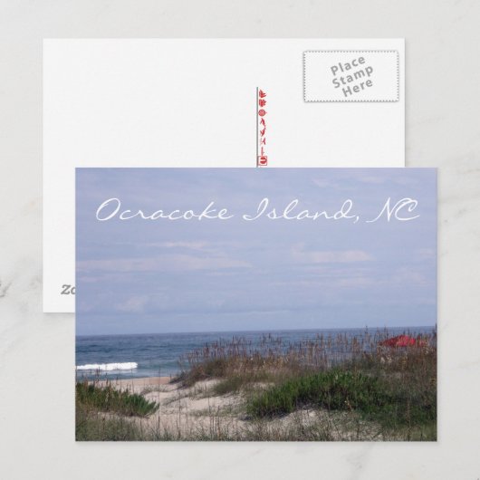 Ocracoke Island, NC Postkarte (Vorne/Hinten)