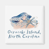 Ocracoke Island Seashells Magnet (Vorne)