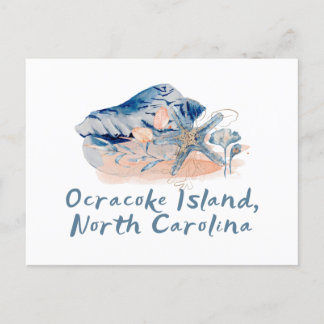 Ocracoke Island Seashells Postkarte