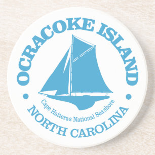 Ocracoke Island (Sloop) Getränkeuntersetzer