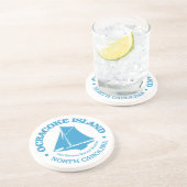 Ocracoke Island (Sloop) Getränkeuntersetzer (Seite)