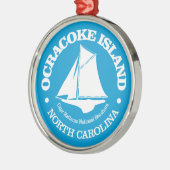 Ocracoke Island (Sloop) Ornament Aus Metall (Links)