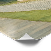 Ocracoke Leuchtturm Aquarell Poster (Ecke)