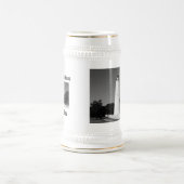 Ocracoke-Leuchtturm Bierglas (Mittel)