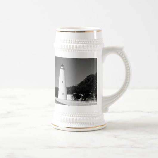 Ocracoke-Leuchtturm Bierglas (Rechts)