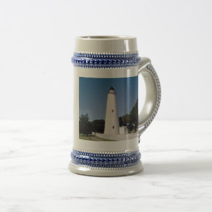 Ocracoke-Leuchtturm Bierglas