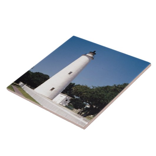 Ocracoke Leuchtturm Fliese (Seite)