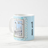Ocracoke Leuchtturm Kaffeetasse (Vorderseite Links)