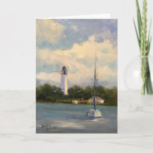 "Ocracoke Leuchtturm" Karte