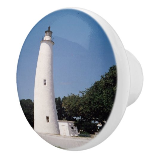Ocracoke Leuchtturm Keramikknauf (Rechts)