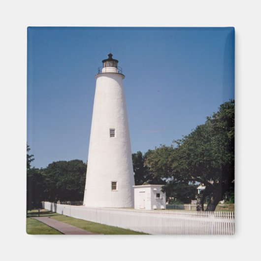 Ocracoke-Leuchtturm Magnet (Vorne)