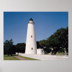 Ocracoke Leuchtturm Poster