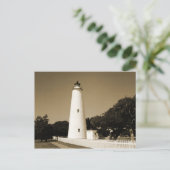 Ocracoke Leuchtturm Postkarte (Stehend Vorderseite)