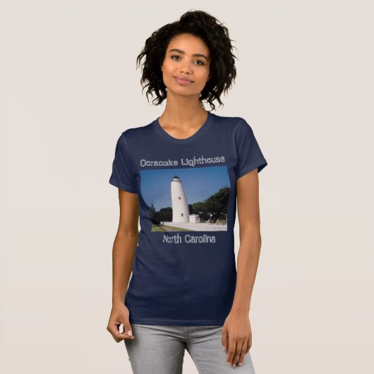 Ocracoke Leuchtturm T-Shirt (Vorne ganz)