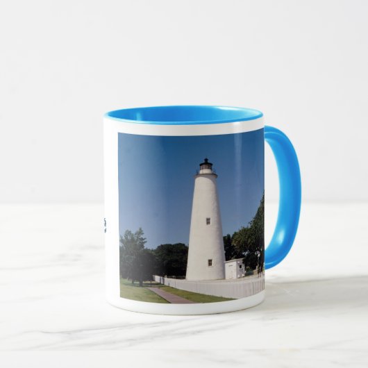 Ocracoke Leuchtturm Tasse (VorderseiteRechts)