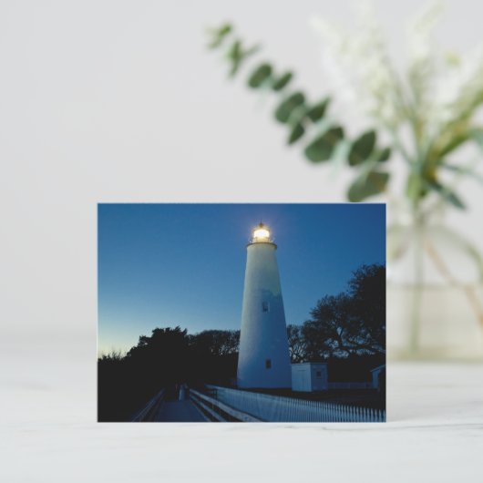 Ocracoke Light. Postkarte (Stehend Vorderseite)