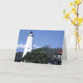 Ocracoke Lighth Karte (Gelbe Blume)