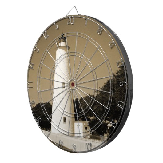 Ocracoke Lighthouse Dartscheibe (Vorderseite rechts)