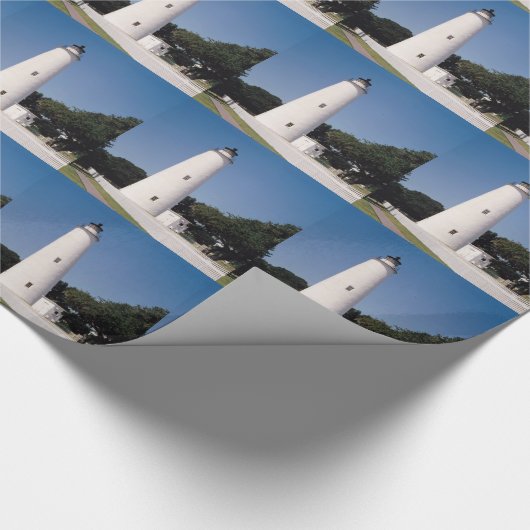 Ocracoke Lighthouse Geschenkpapier (Ecke)