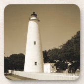 Ocracoke Lighthouse Getränkeuntersetzer (Vorderseite)