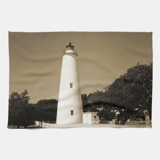 Ocracoke Lighthouse Handtuch (Horizontal)