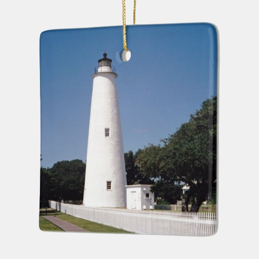 Ocracoke Lighthouse Keramikornament (Links)