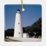 Ocracoke Lighthouse Keramikornament<br><div class="desc">Ocracoke Lighthouse</div>