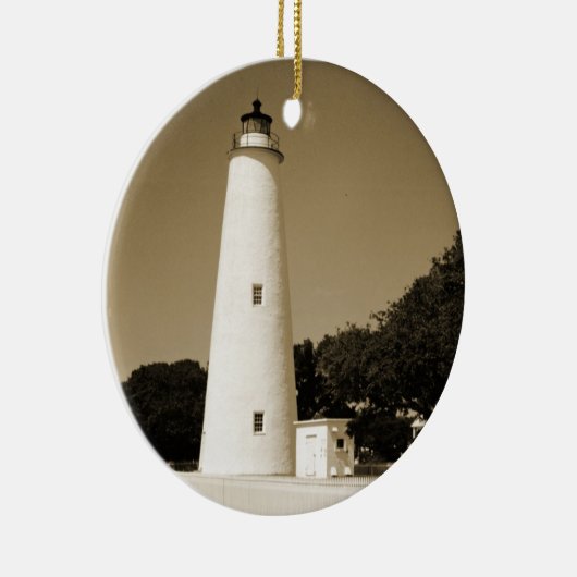 Ocracoke Lighthouse Keramikornament (Rechts)