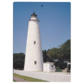 Ocracoke Lighthouse Klemmbrett (Rückseite)