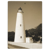 Ocracoke Lighthouse Klemmbrett (Rückseite)